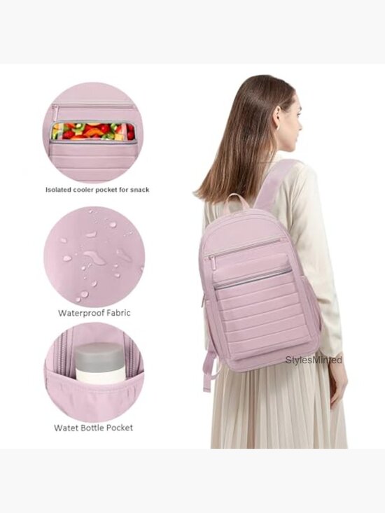 Water-Resistant Travel Backpack with Laptop Compartment, Anti-Theft main image 4